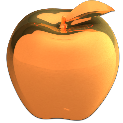Golden Apple 1 Icon 512x512 png